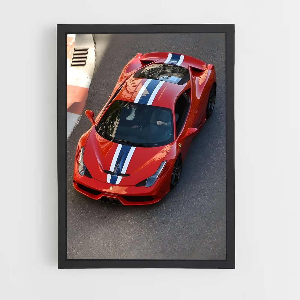 Poster speciale de Rouge – affiche Ferrari (vue 2)